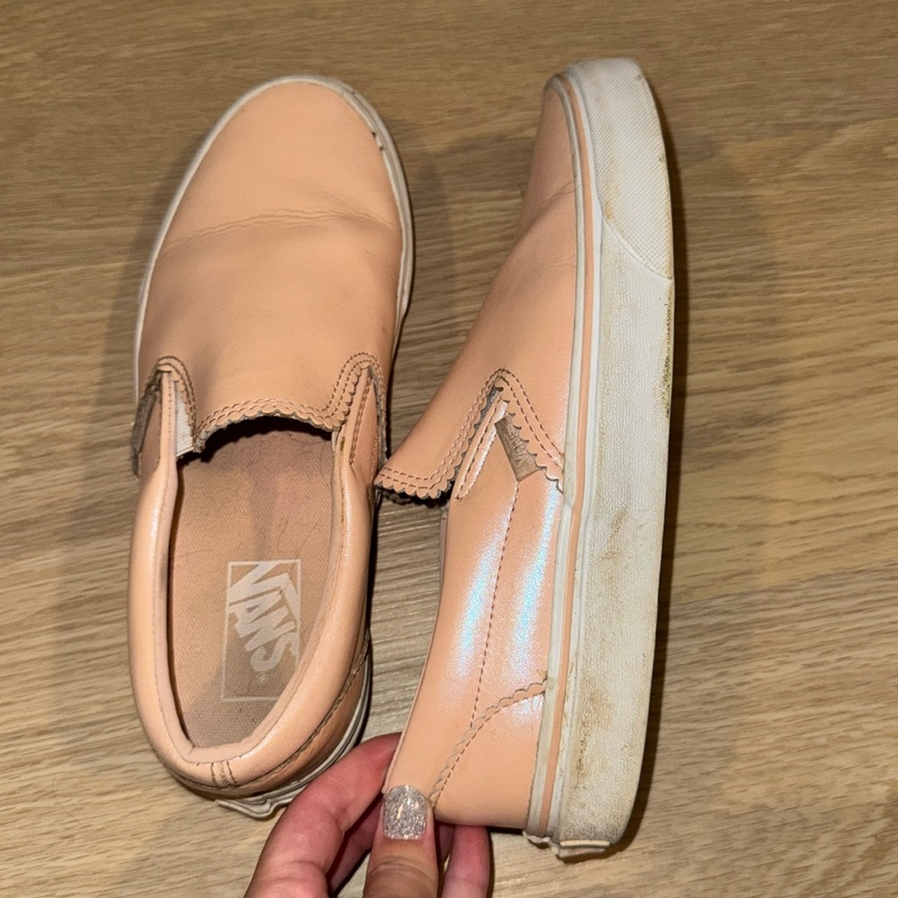 Iridescent Pink Vans